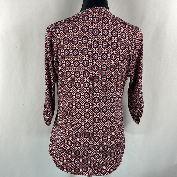 Kim Rogers 3/4 Length Sleeve Geometric Print Blouse - Picture 2 of 8